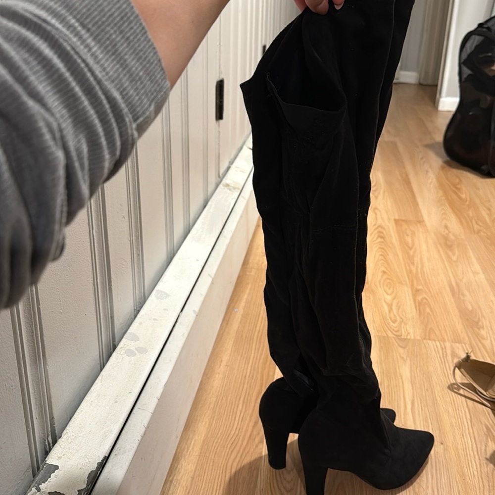 Suede Over the Knee Boots